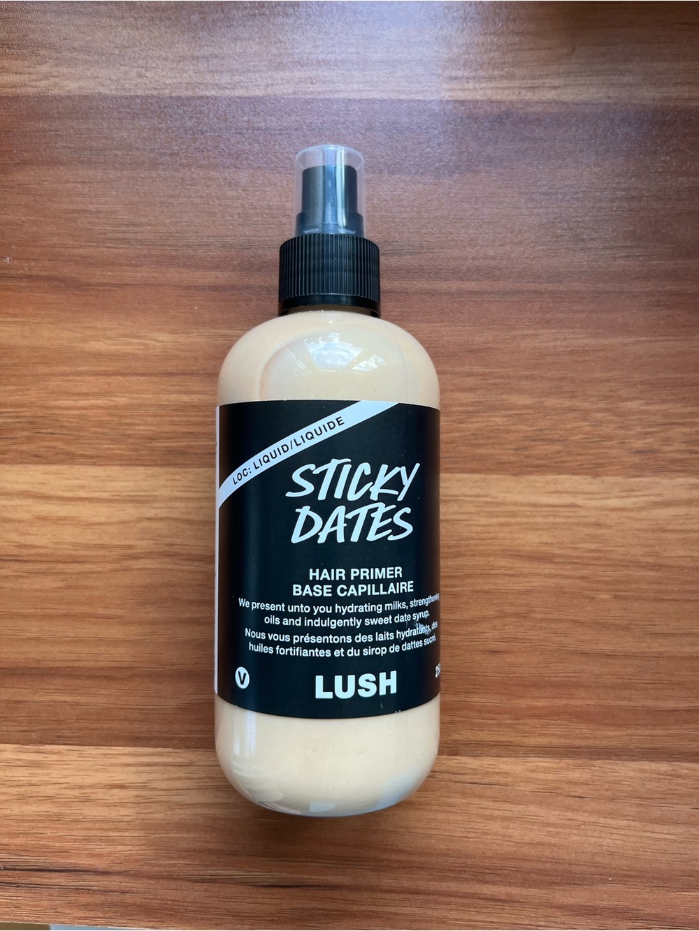 Sticky Dates hair primer (Lush)